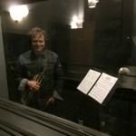 Trumpet in studio